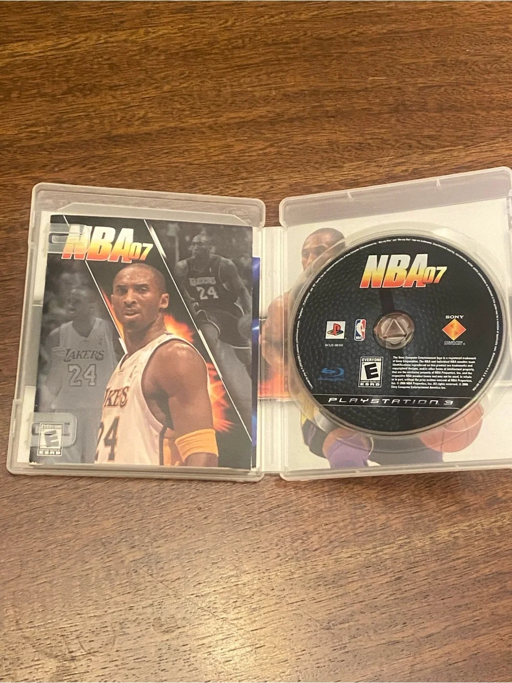 NBA 07 Sony PlayStation 3 PS3 2006 Kobe Bryant Complete CIB Case Manual EUC
